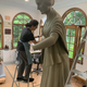 Meredith Bergmann working